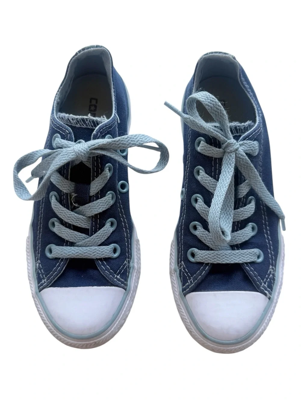 Converse All Stars Double Tongue Blue Size 12